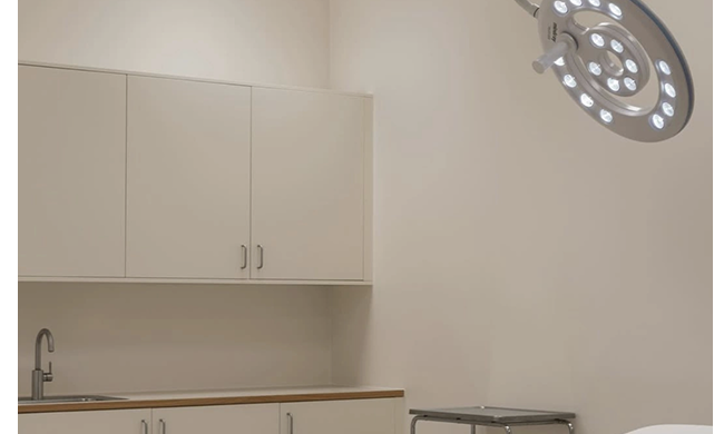 Treatment room at Clínicas Dr. Mager