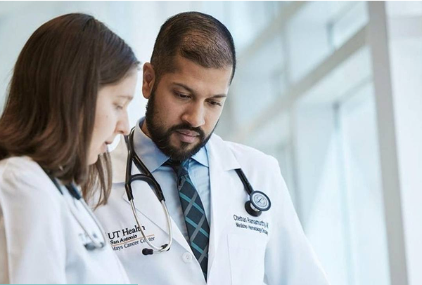 Doctor consulting with a patient